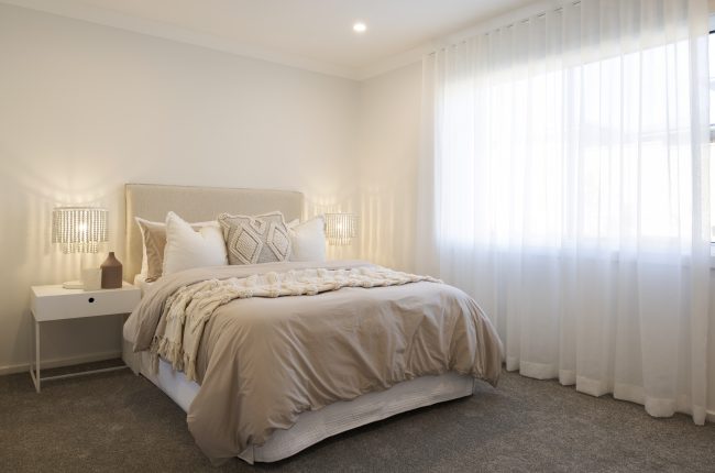 Carolina 1 311 bedroom with neutral colour scheme