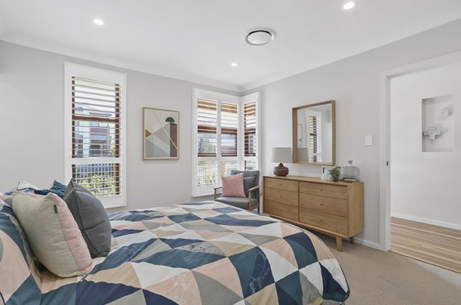 Avalon 1 242 bedroom with neutral colour scheme