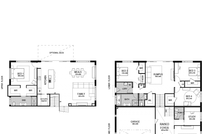 carolina 1 311 floor plan with garage on the left