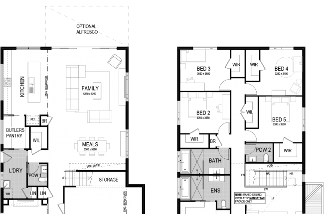 cayman 349 floor plans
