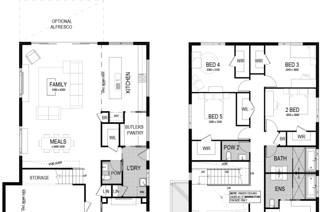 flipped cayman 349 floor plans