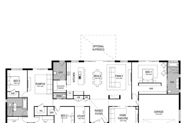 ridgeview 321 floor plans with optional alfresco