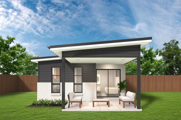 the sanctuary granny flat in the retro facade