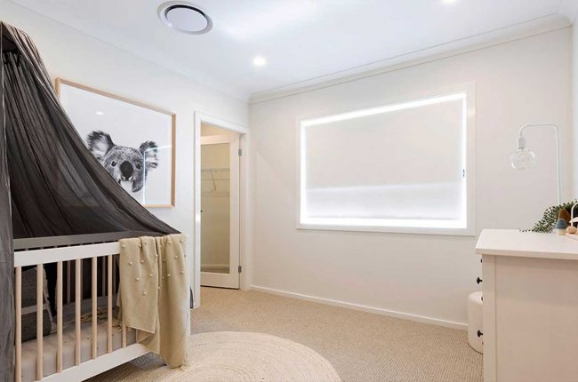 Avalon 1 249 nursery with macramé wall art