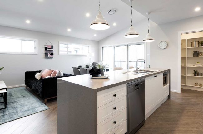 Southport 217 open plan kitchen, living and dining room