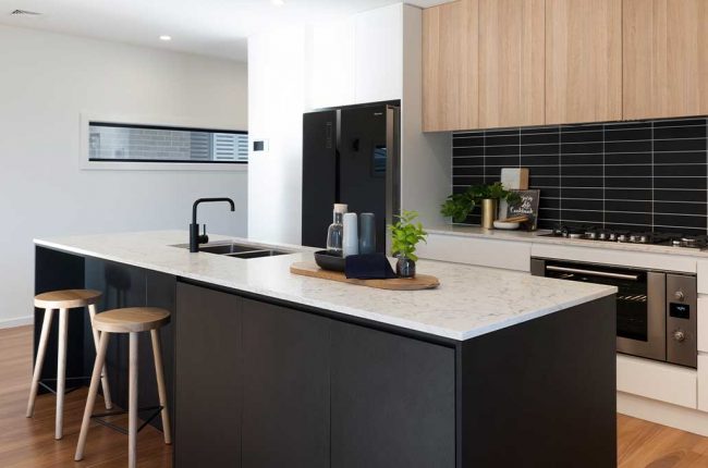 Coolum 266 kitchen design with island counter