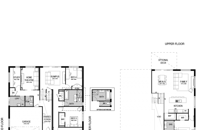 san remo 273 floor plan with garage on the left