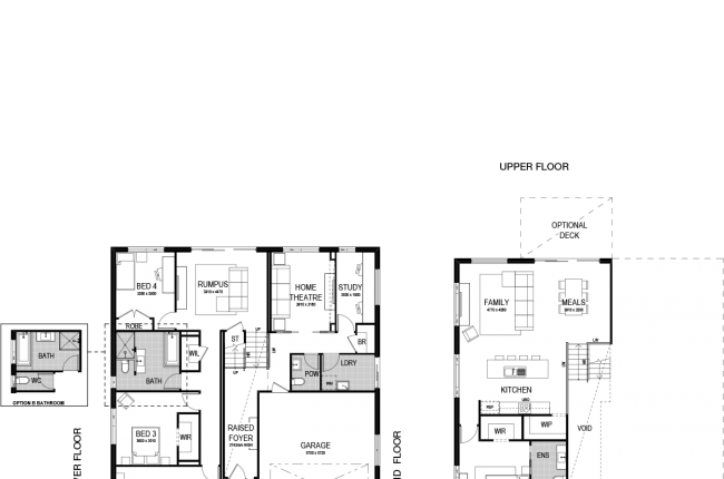 san remo 273 floor plan with garage on the right