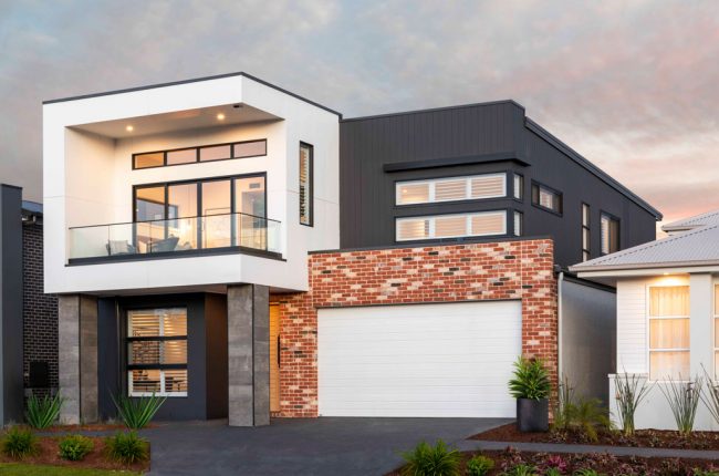 Cayman 287 Home Design Facade at Homeworld Box Hill
