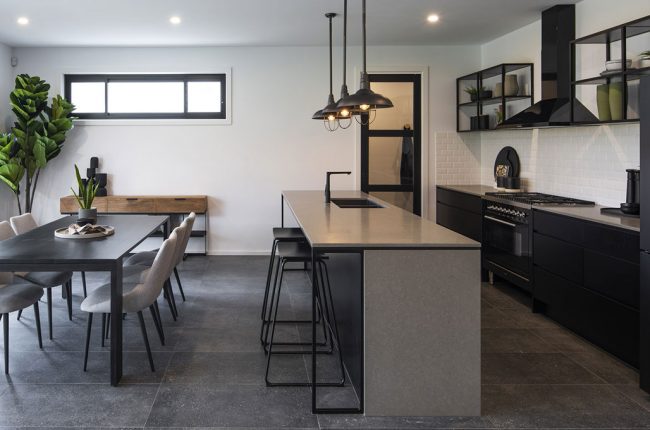 Cayman 349 industrial themed kitchen design