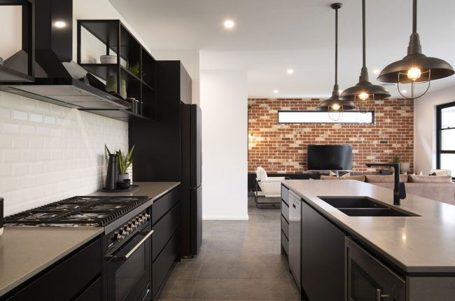 Cayman 349 metal industrial kitchen design