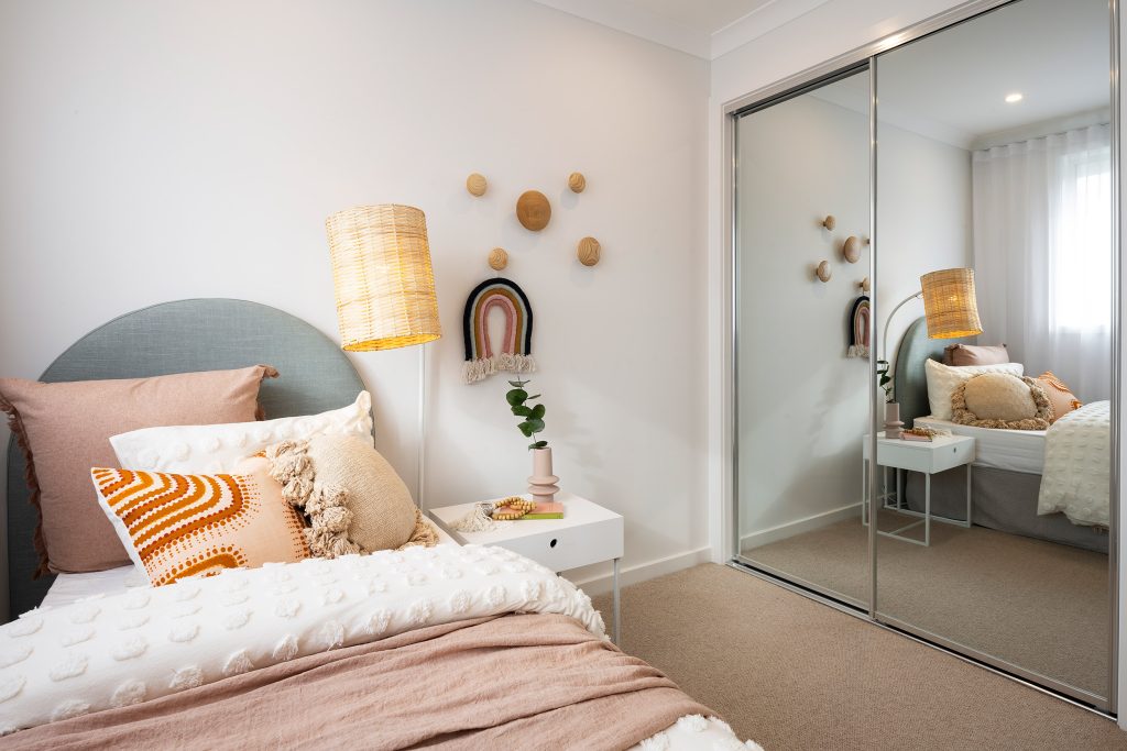 colourful girls bedroom