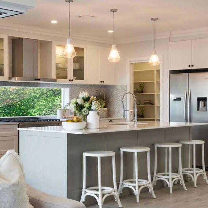 Brighton 229 kitchen design with pendant lighting