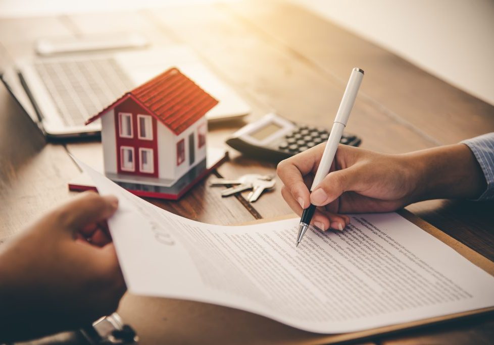 signing construction loan documents
